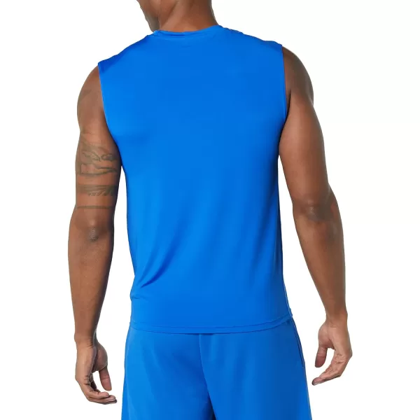 Amazon Essentials Mens Tech Stretch Tank BaselayerBlue