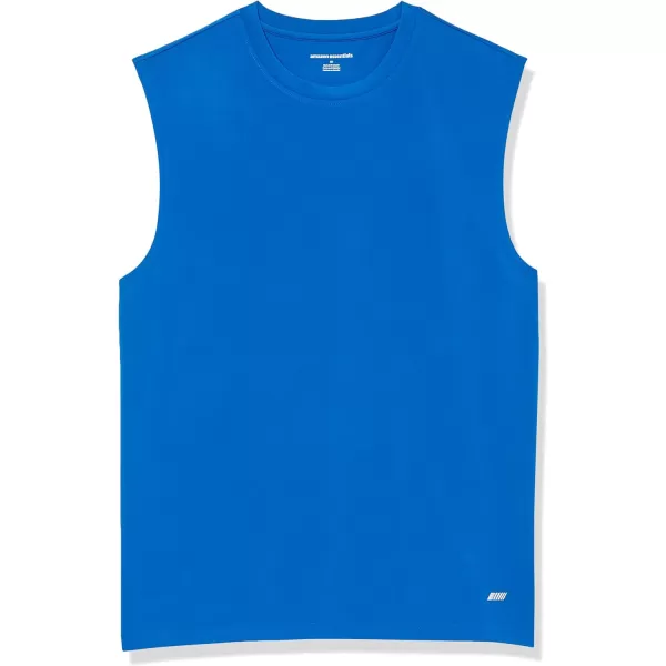 Amazon Essentials Mens Tech Stretch Tank BaselayerBlue