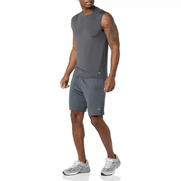 Amazon Essentials Mens Tech Stretch Tank BaselayerCharcoal