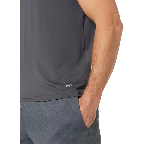 Amazon Essentials Mens Tech Stretch Tank BaselayerCharcoal