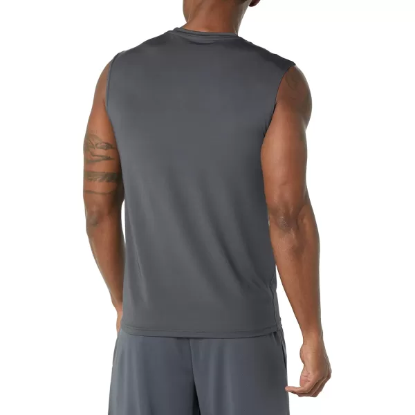 Amazon Essentials Mens Tech Stretch Tank BaselayerCharcoal