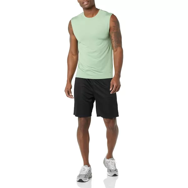 Amazon Essentials Mens Tech Stretch Tank BaselayerSage Green