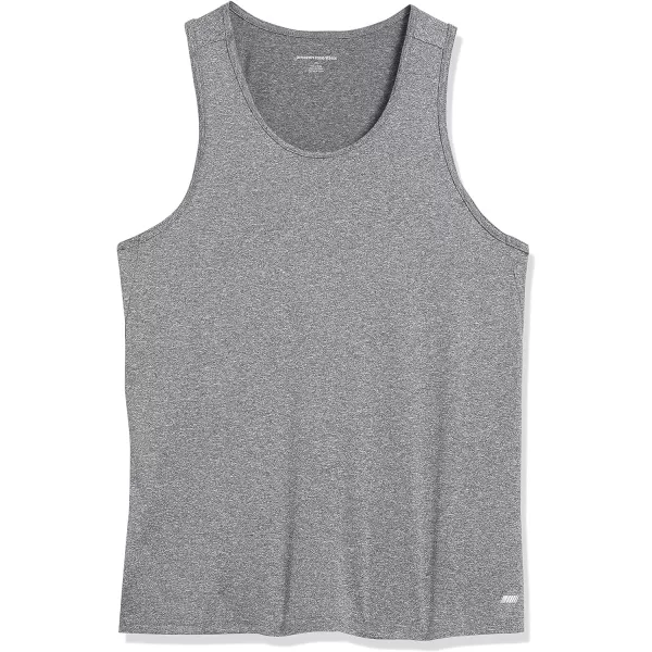 Amazon Essentials Mens Tech Stretch Tank TShirtBlack Heather