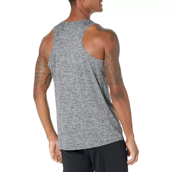 Amazon Essentials Mens Tech Stretch Tank TShirtGrey Space Dye