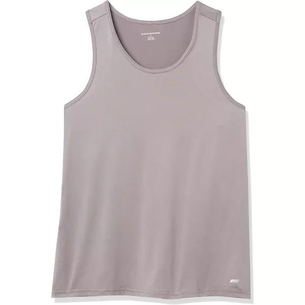 Amazon Essentials Mens Tech Stretch Tank TShirtLight Grey