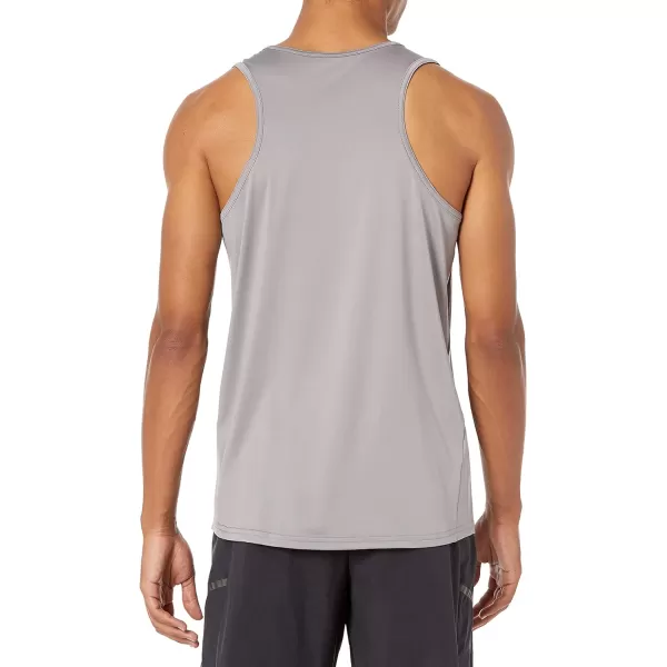 Amazon Essentials Mens Tech Stretch Tank TShirtLight Grey