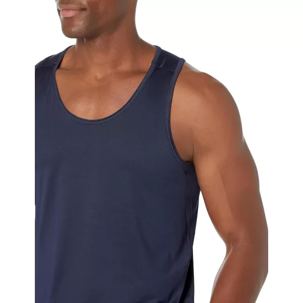 Amazon Essentials Mens Tech Stretch Tank TShirtNavy