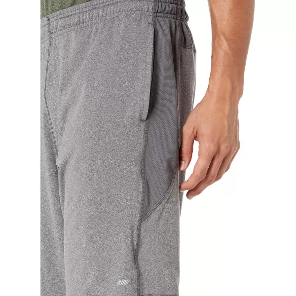 Amazon Essentials Mens Tech Stretch Training Short Available in Big amp TallCharcoal Heather