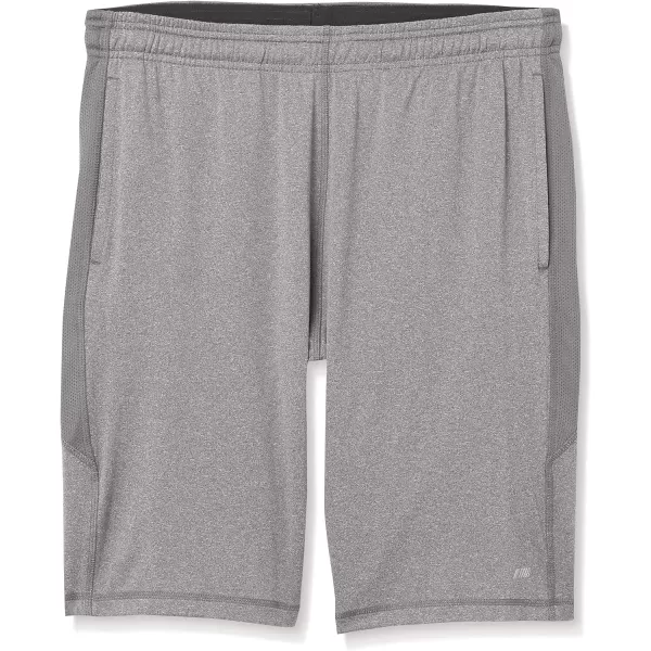 Amazon Essentials Mens Tech Stretch Training Short Available in Big amp TallCharcoal Heather