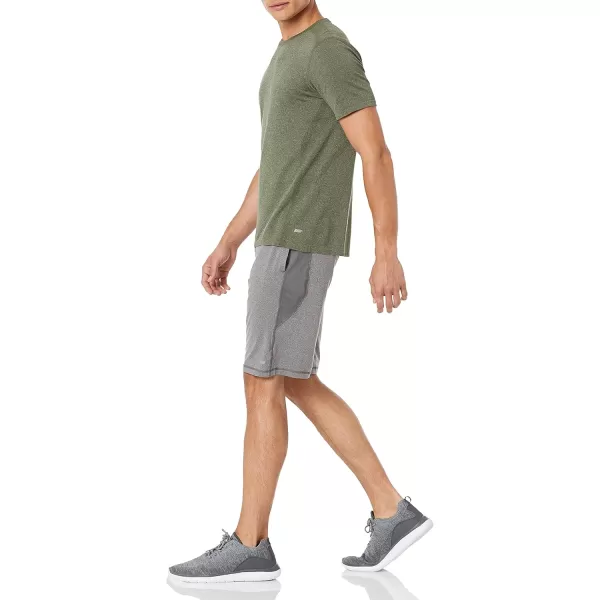 Amazon Essentials Mens Tech Stretch Training Short Available in Big amp TallCharcoal Heather