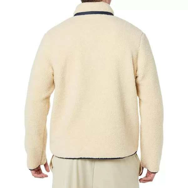 Amazon Essentials Mens Teddy Fleece FullZip JacketBeige