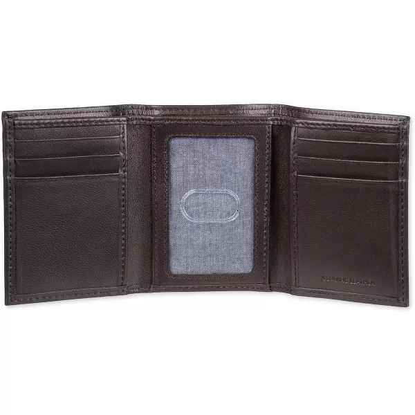 Amazon Essentials Mens Vertical Trifold WalletDark Brown