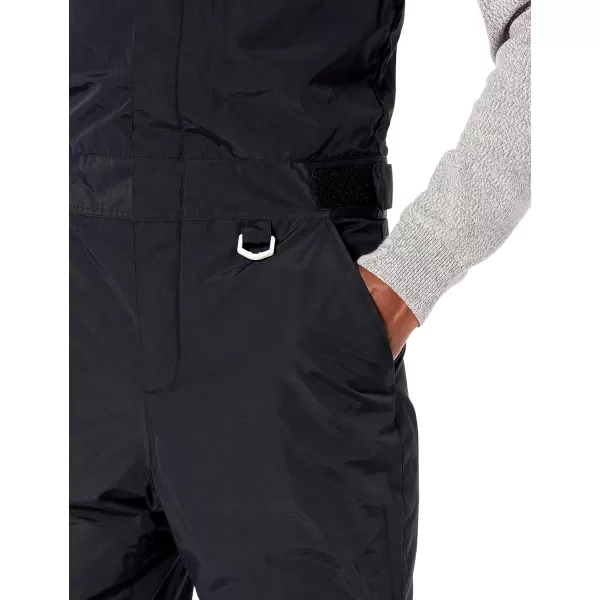 Amazon Essentials Mens WaterResistant Insulated Snow Bib OverallBlack