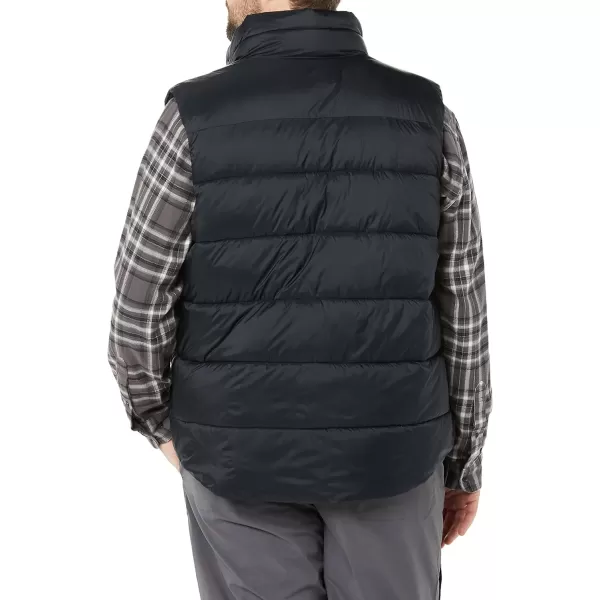 Amazon Essentials Mens WaterResistant SherpaLined Puffer VestBlack