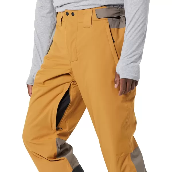 Amazon Essentials Mens Waterproof Insulated Ski PantGold Color Block