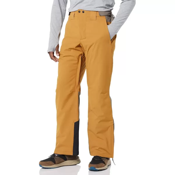 Amazon Essentials Mens Waterproof Insulated Ski PantGold Color Block