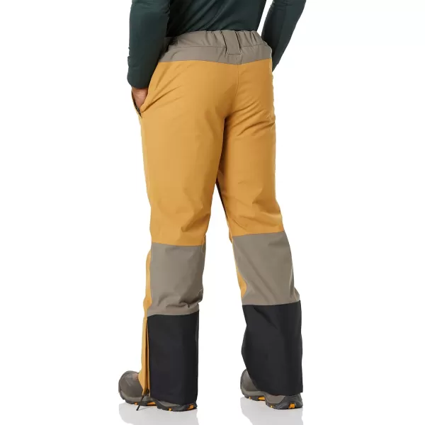 Amazon Essentials Mens Waterproof Insulated Ski PantGold Color Block