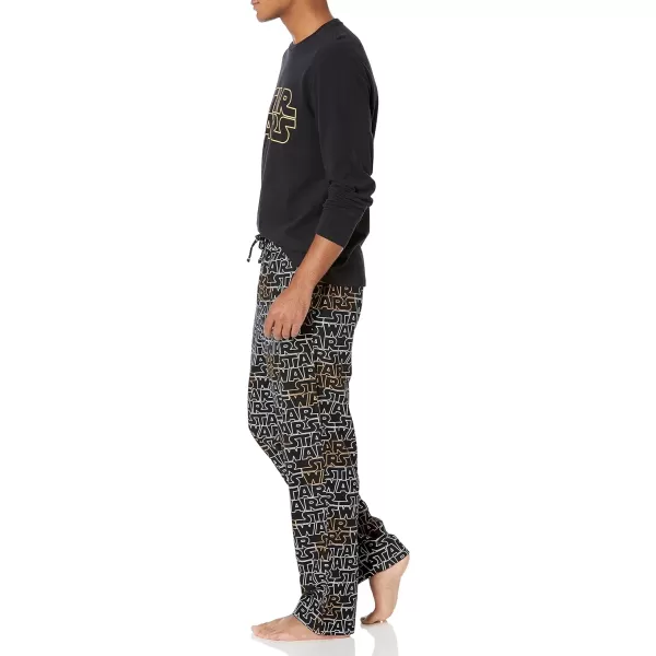 Amazon Essentials Star Wars Family Matching Pajama Sleep SetsAdult Star Wars Logo  Mens Flannel