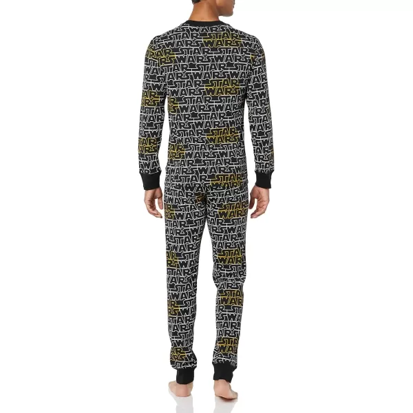 Amazon Essentials Star Wars Family Matching Pajama Sleep SetsAdult Star Wars Logo  Mens Snugfit