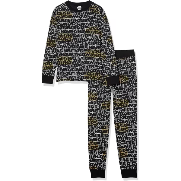 Amazon Essentials Star Wars Family Matching Pajama Sleep SetsAdult Star Wars Logo  Mens Snugfit