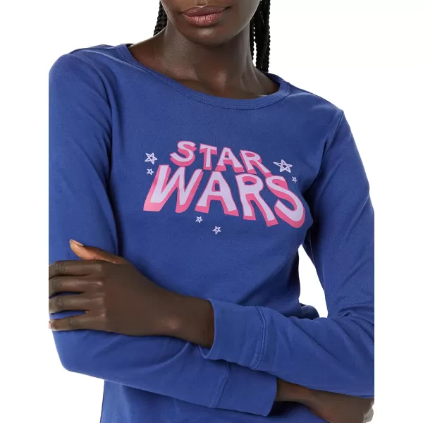 Amazon Essentials Star Wars Family Matching Pajama Sleep SetsAdult Star Wars Logo Leia  Womens