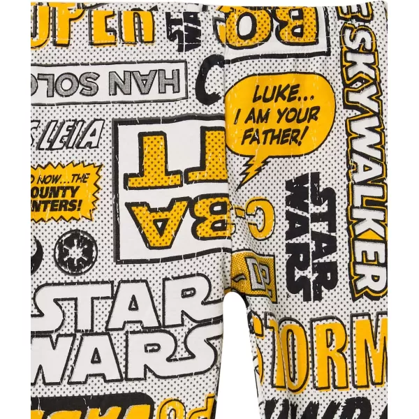 Amazon Essentials Star Wars Family Matching Pajama Sleep SetsKids amp Baby Yellow Star Wars Comic  Kids