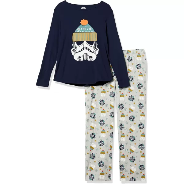 Amazon Essentials Star Wars Holiday Family Pajama SetsAdult Star Wars Winter  Womens