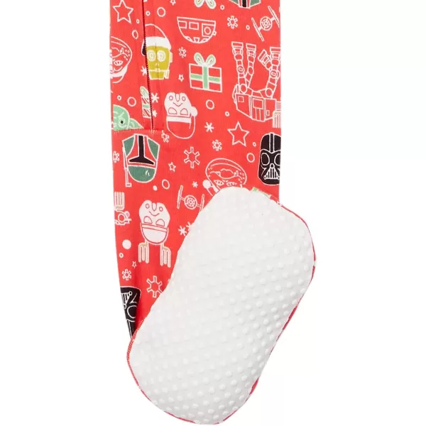 Amazon Essentials Star Wars Holiday Family Pajama SetsKids amp Baby Star Wars Holiday  Footed Sleeper