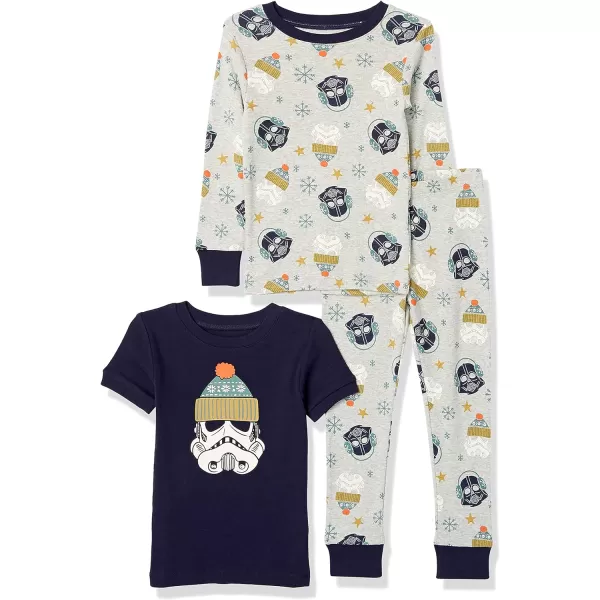 Amazon Essentials Star Wars Holiday Family Pajama SetsKids amp Baby Star Wars Winter  Kids