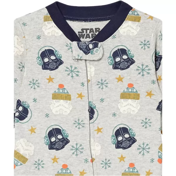 Amazon Essentials Star Wars Holiday Family Pajama SetsKids amp Baby Star Wars Winter  Sleep amp Play