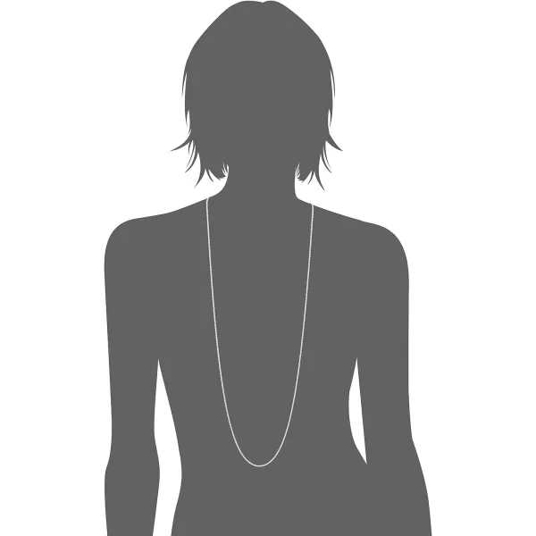 Amazon Essentials Sterling Silver Diamond Cut Rope Chain NecklaceSilver 36