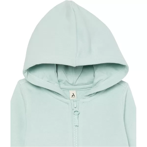 Amazon Essentials Unisex Babies French Terry ZipUp Hoodie Previously Amazon AwarePale Mint Green