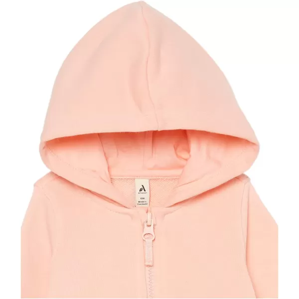 Amazon Essentials Unisex Babies French Terry ZipUp Hoodie Previously Amazon AwarePeach