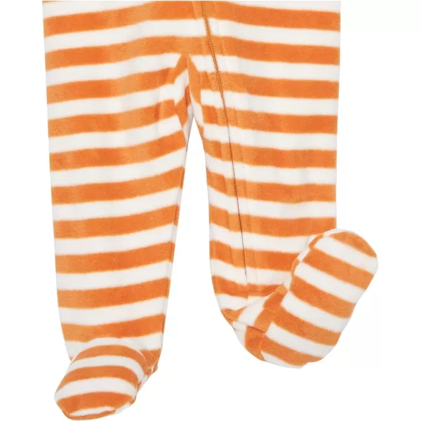 Amazon Essentials Unisex Babies Microfleece Footed ZipFront Sleep and Play Multipacks3 LilacCat