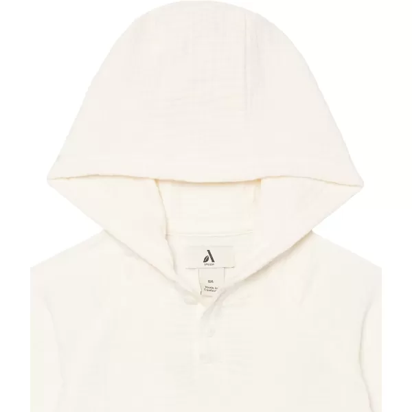 Amazon Essentials Unisex Babies Organic Cotton Gauze Hoodie Previously Amazon AwareIvory