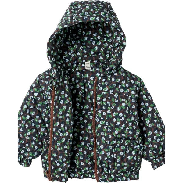 Amazon Essentials Unisex Babies Reversible Lightweight Puffer Jacket Previously Amazon AwareDeep Brown Graphic Floral