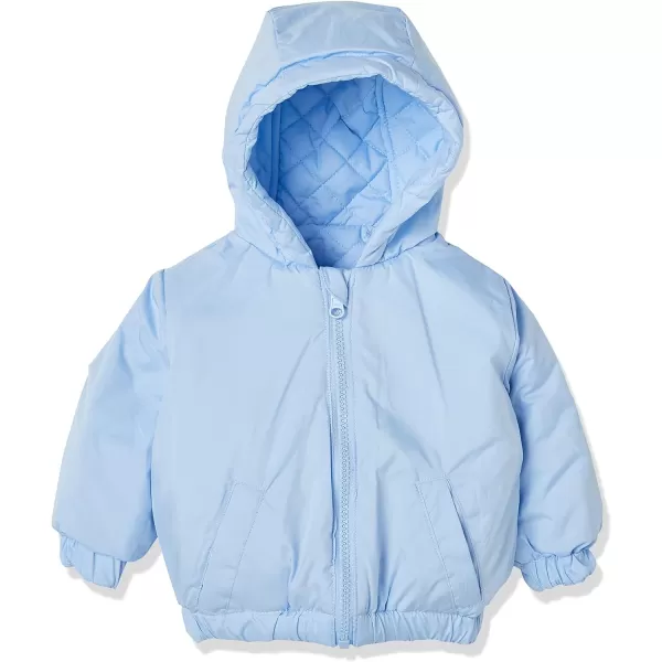 Amazon Essentials Unisex Babies Reversible Lightweight Puffer Jacket Previously Amazon AwareLight Blue