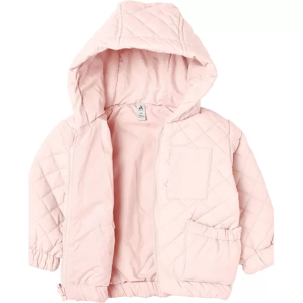 Amazon Essentials Unisex Babies Reversible Lightweight Puffer Jacket Previously Amazon AwareLight Pink