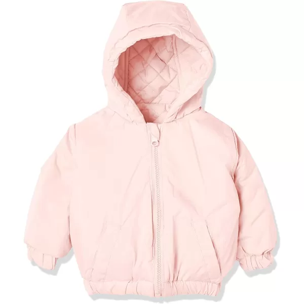 Amazon Essentials Unisex Babies Reversible Lightweight Puffer Jacket Previously Amazon AwareLight Pink