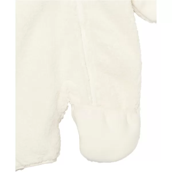 Amazon Essentials Unisex Babies Sherpa Fleece Bunting SuitIvory