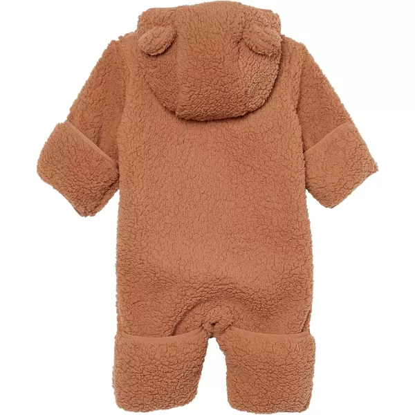Amazon Essentials Unisex Babies Sherpa Fleece Bunting SuitLight Caramel