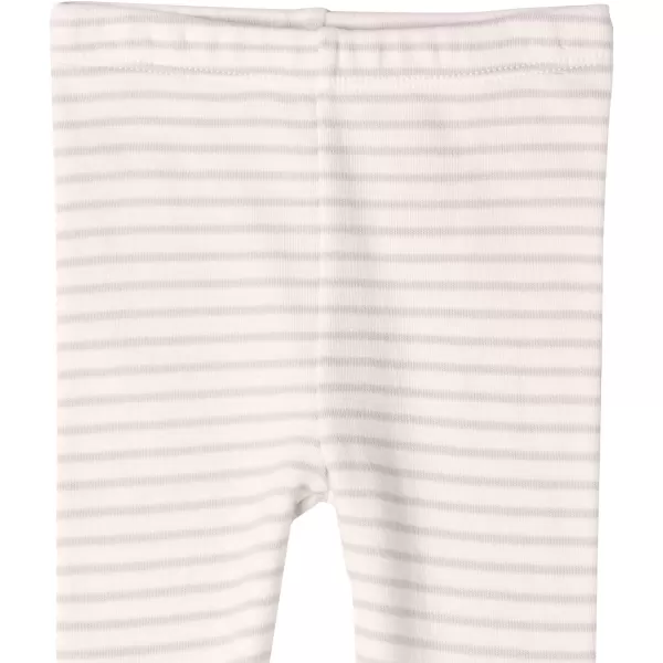 Amazon Essentials Unisex Babies Toddlers and Kids Leggings5 Grey HeatherOffwhiteOrange Rugby StripeCarrotsRabbit
