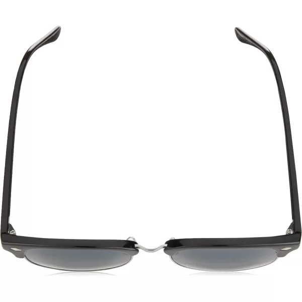 Amazon Essentials Unisex Half Frame Sunglasses PantoBlack