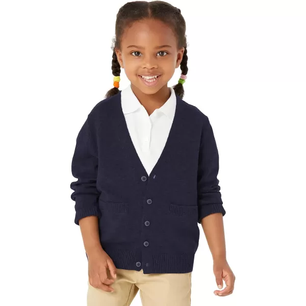 Amazon Essentials Unisex Kids and Toddlers Uniform Cotton Cardigan Sweaters Pack of 2Navy