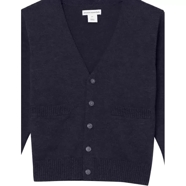 Amazon Essentials Unisex Kids and Toddlers Uniform Cotton Cardigan Sweaters Pack of 2Navy