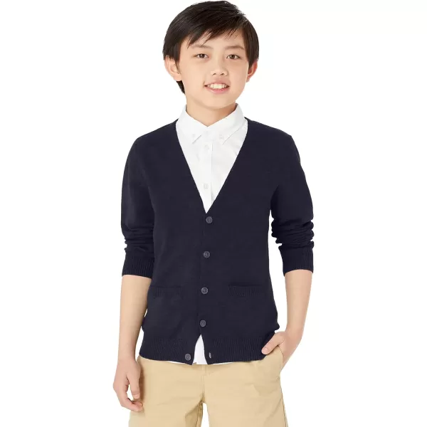 Amazon Essentials Unisex Kids and Toddlers Uniform Cotton Cardigan Sweaters Pack of 2Navy
