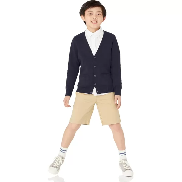 Amazon Essentials Unisex Kids and Toddlers Uniform Cotton Cardigan Sweaters Pack of 2Navy