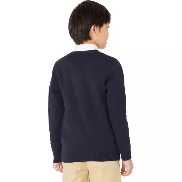 Amazon Essentials Unisex Kids and Toddlers Uniform Cotton Cardigan Sweaters Pack of 2Navy