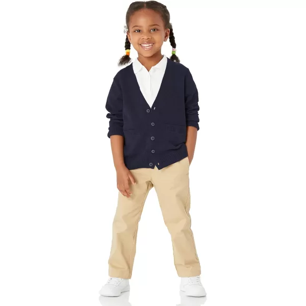 Amazon Essentials Unisex Kids and Toddlers Uniform Cotton Cardigan Sweaters Pack of 2Navy