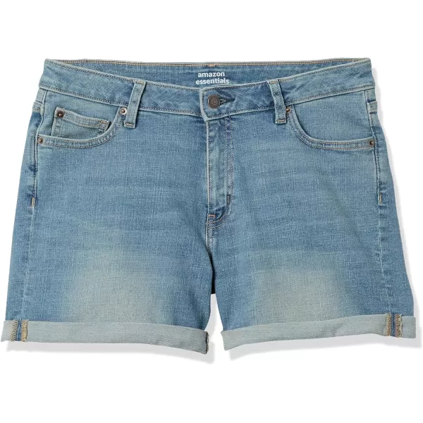 Amazon Essentials Womens 4 Denim ShortMedium Wash